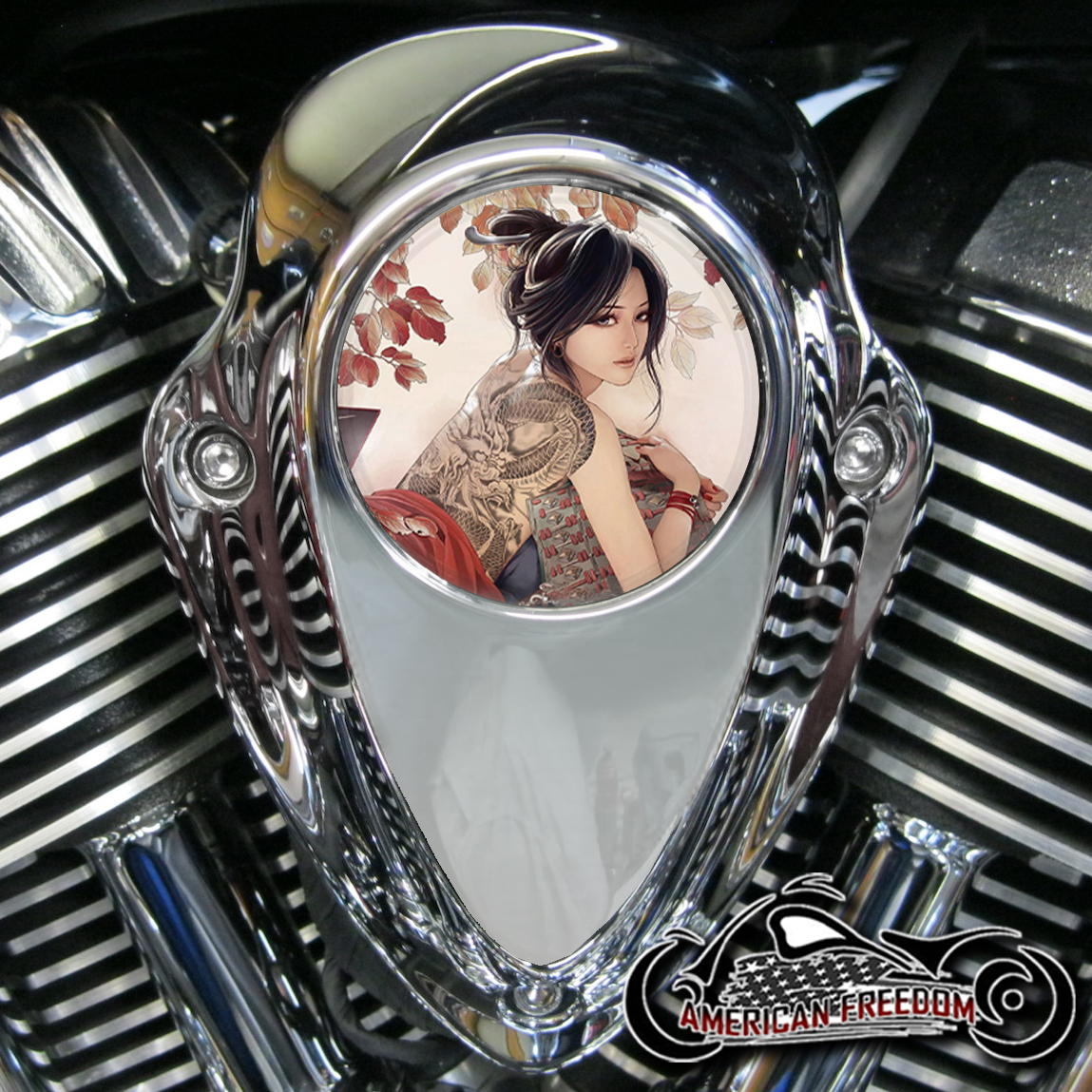 Indian Thunder Stroke Horn Insert - Dragon Tattoo Girl